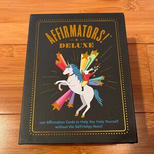 Affirmators Deluxe Affirmations Card Deck Super Cute Positive Motivation Energy